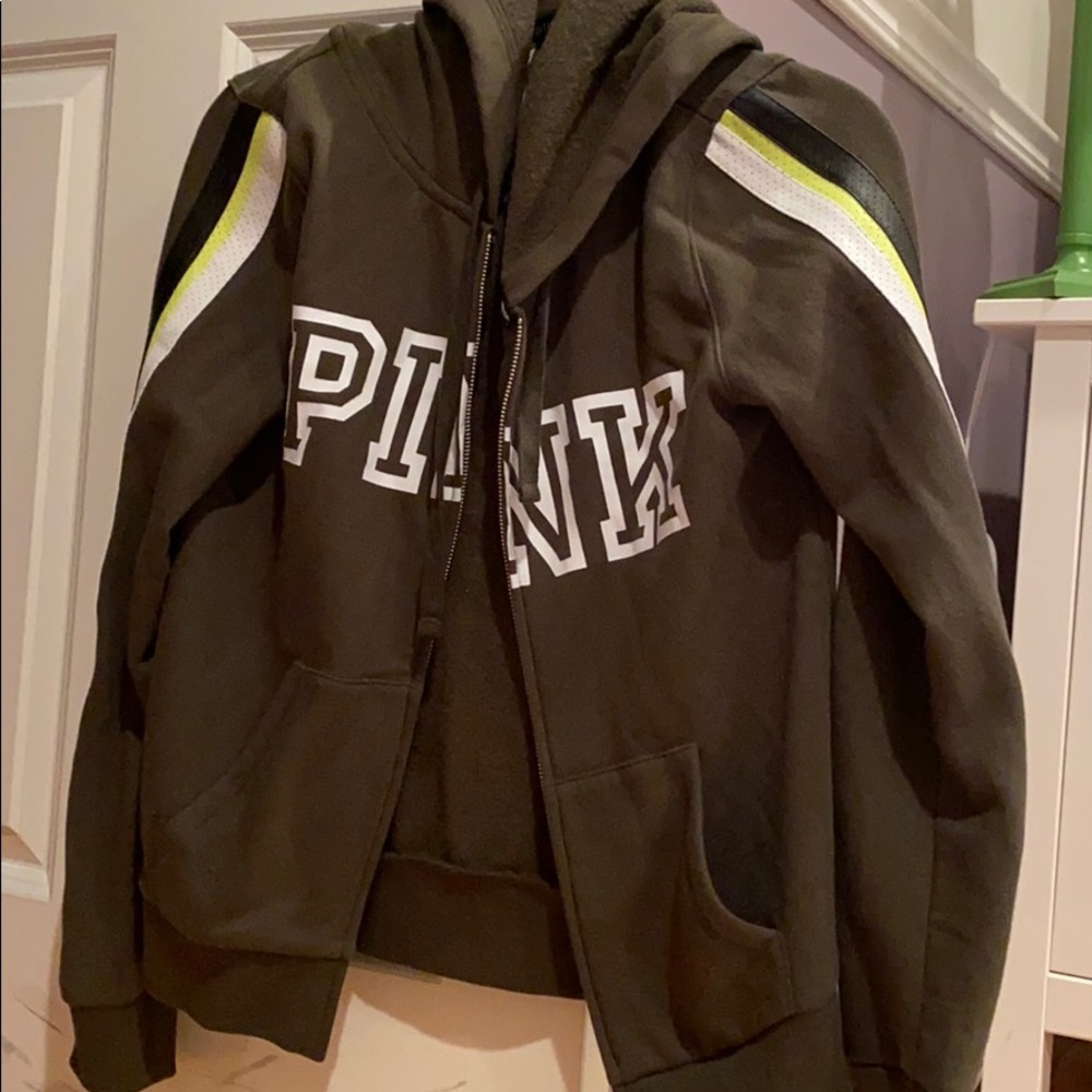 PINK zip up hoodie